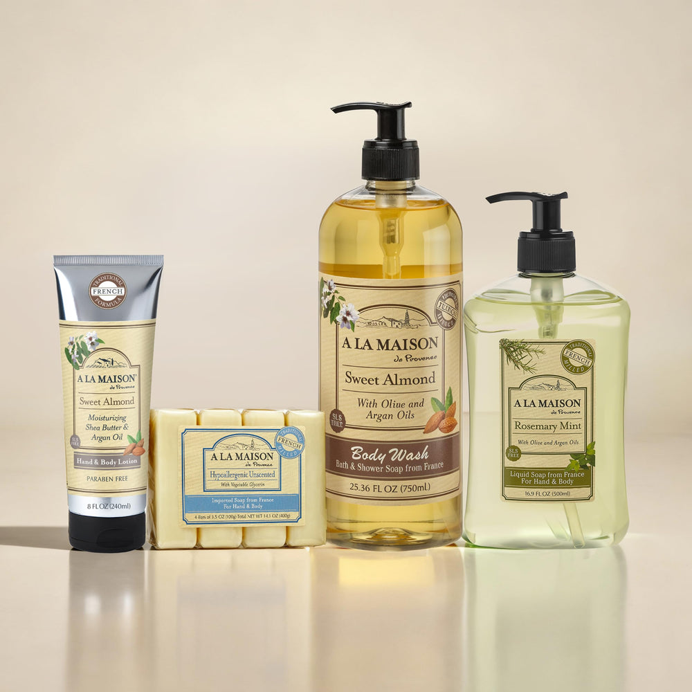 A LA MAISON Provence 3-pack display for convenient bulk purchase.