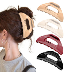 Aaiffey Cloud Claw Clip in khaki provides secure all-day hold for various hair types.
