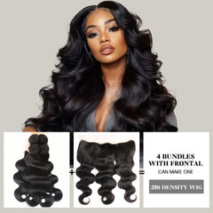 Aallinine Brazilian virgin Remy bundles look silky, soft, and tangle-free