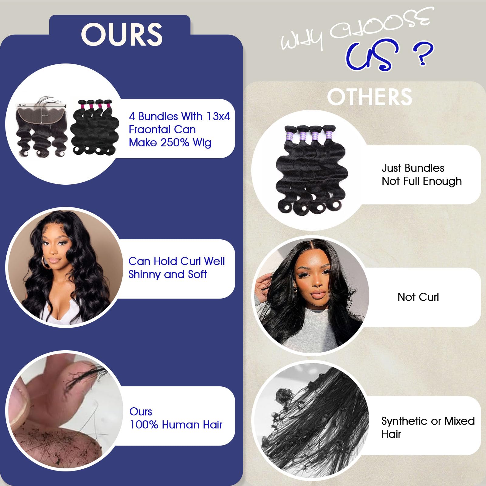 Aallinine natural black bundles are dye-able and style-ready for everyday wear
