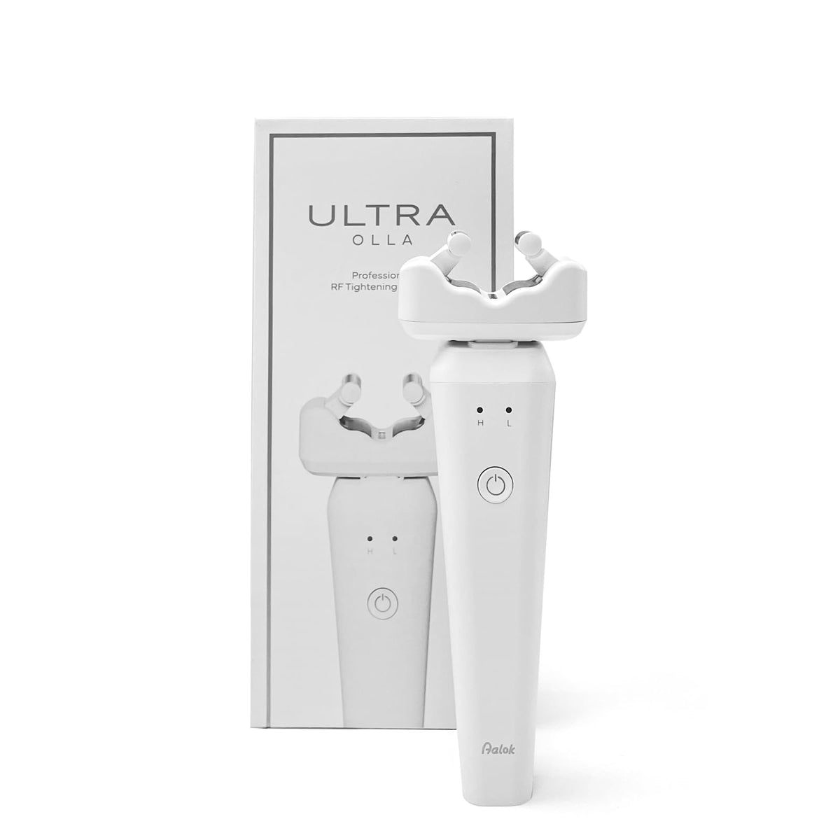 Aalok Ultra Olla pinch-design closeup showing precise skin contact for a lifting effect.