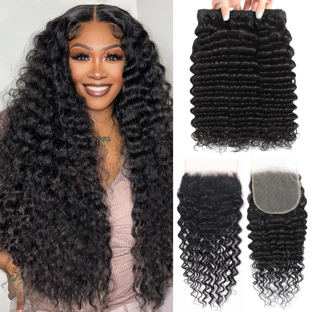 AARRXX deep-wave bundles-closure: natural volume and easy parting for a flawless finish.