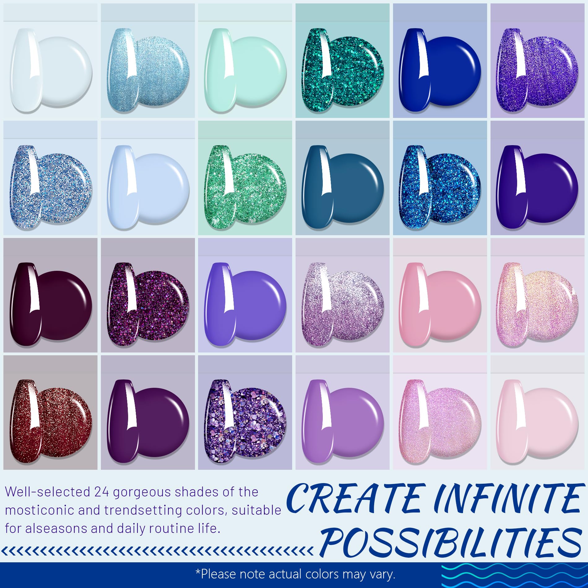 ABAC pro brush with detachable head enables precise gel application.
