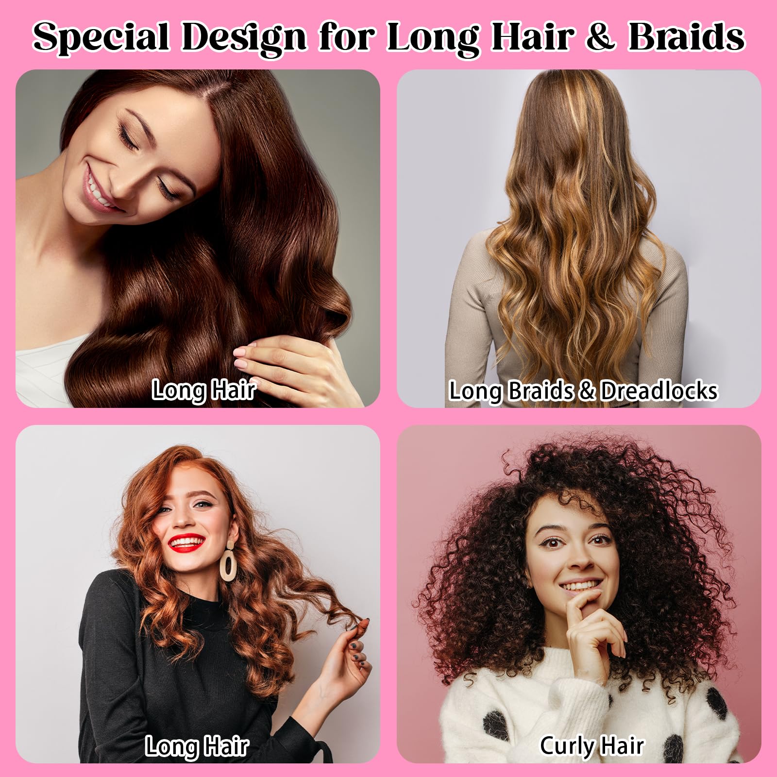 Abeillo large-cap accommodates dreadlocks and long styles for comfortable wear.