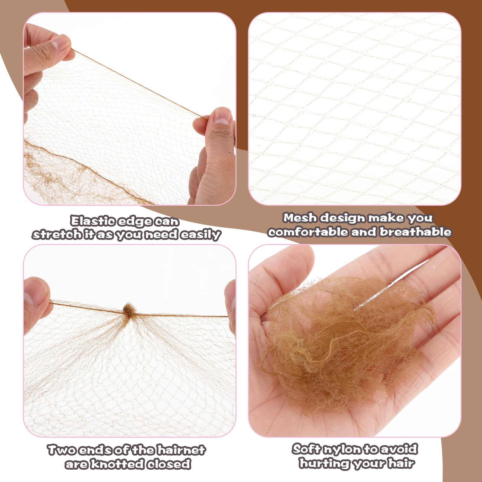 Abeillo U-shaped hairpin with dome tip protects scalp and fingers