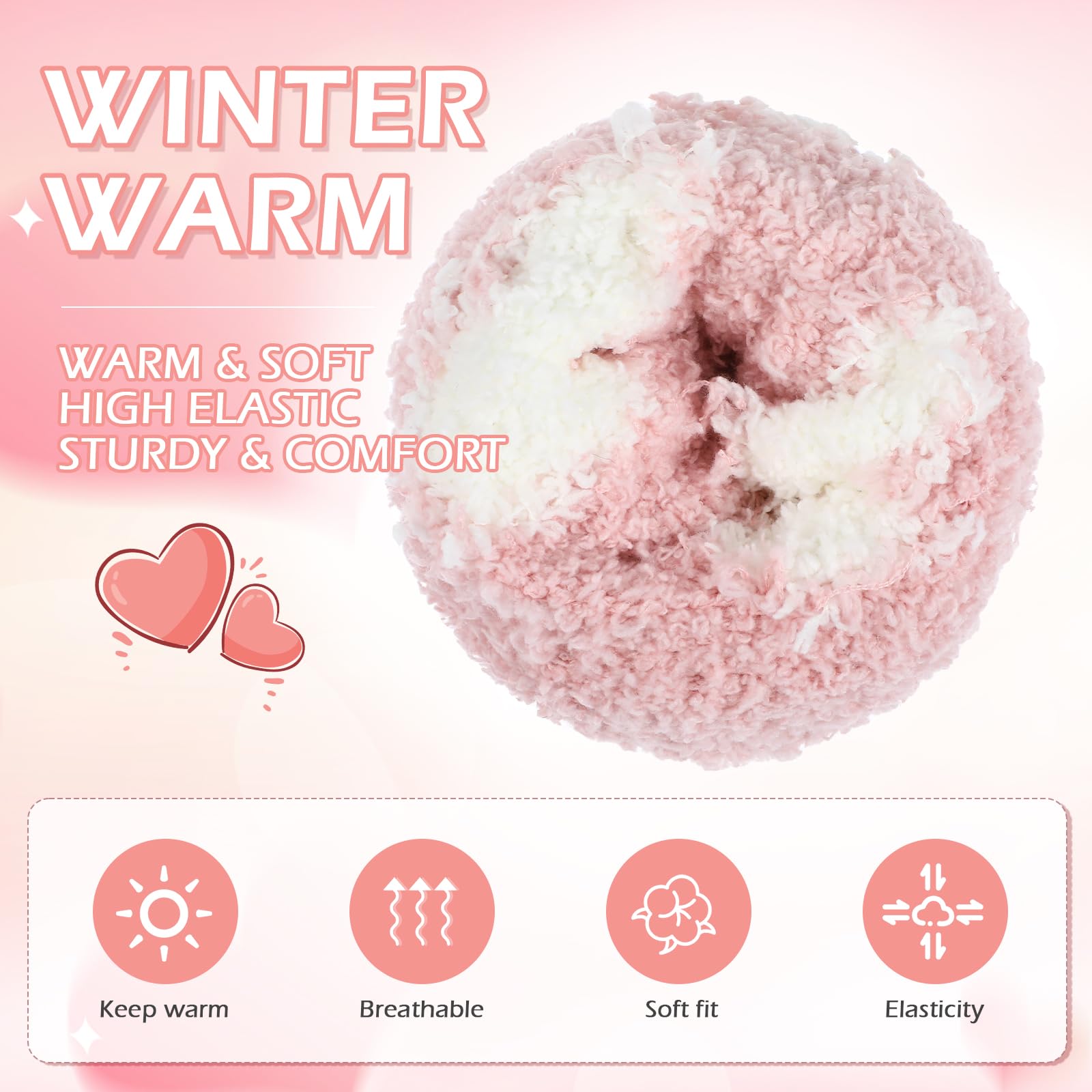 Abeillo winter warm home sleeping socks shown on bed for overnight care