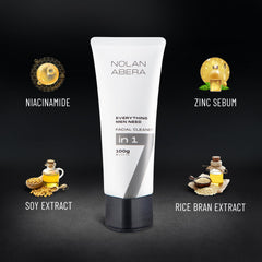 ABERA Nolan Zincsebum balance highlights oil balance and shine reduction.