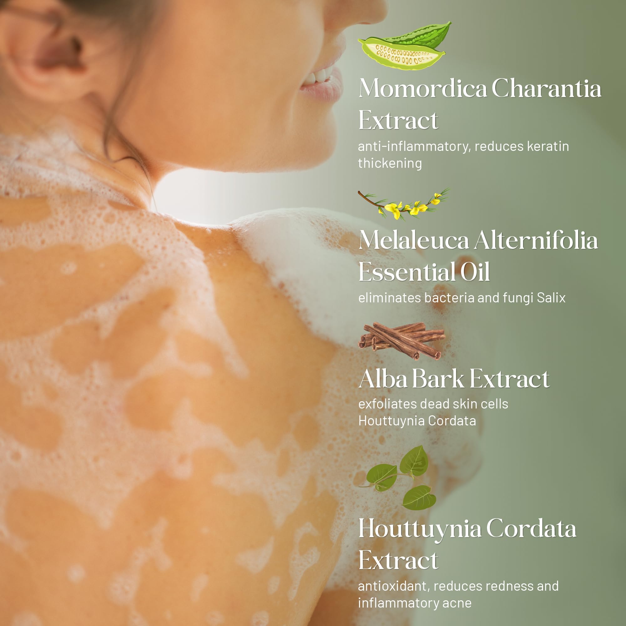 ABERA sensitive-skin friendly formula scene emphasizing parabens-free and fragrance-free features
