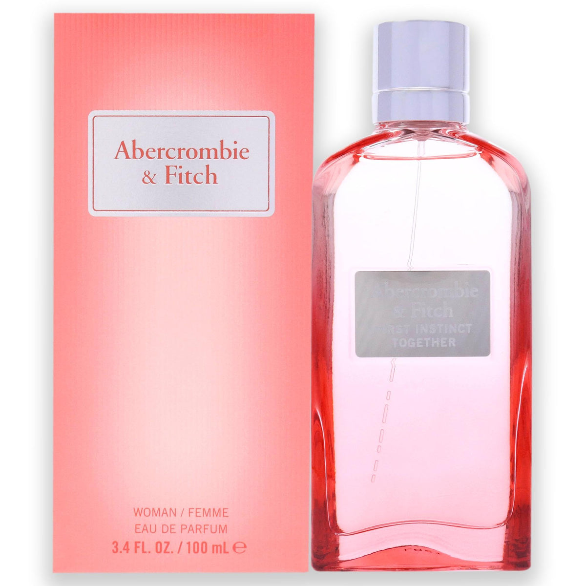 Abercrombie & Fitch First Instinct Together Women bottle on a dresser for daily wear