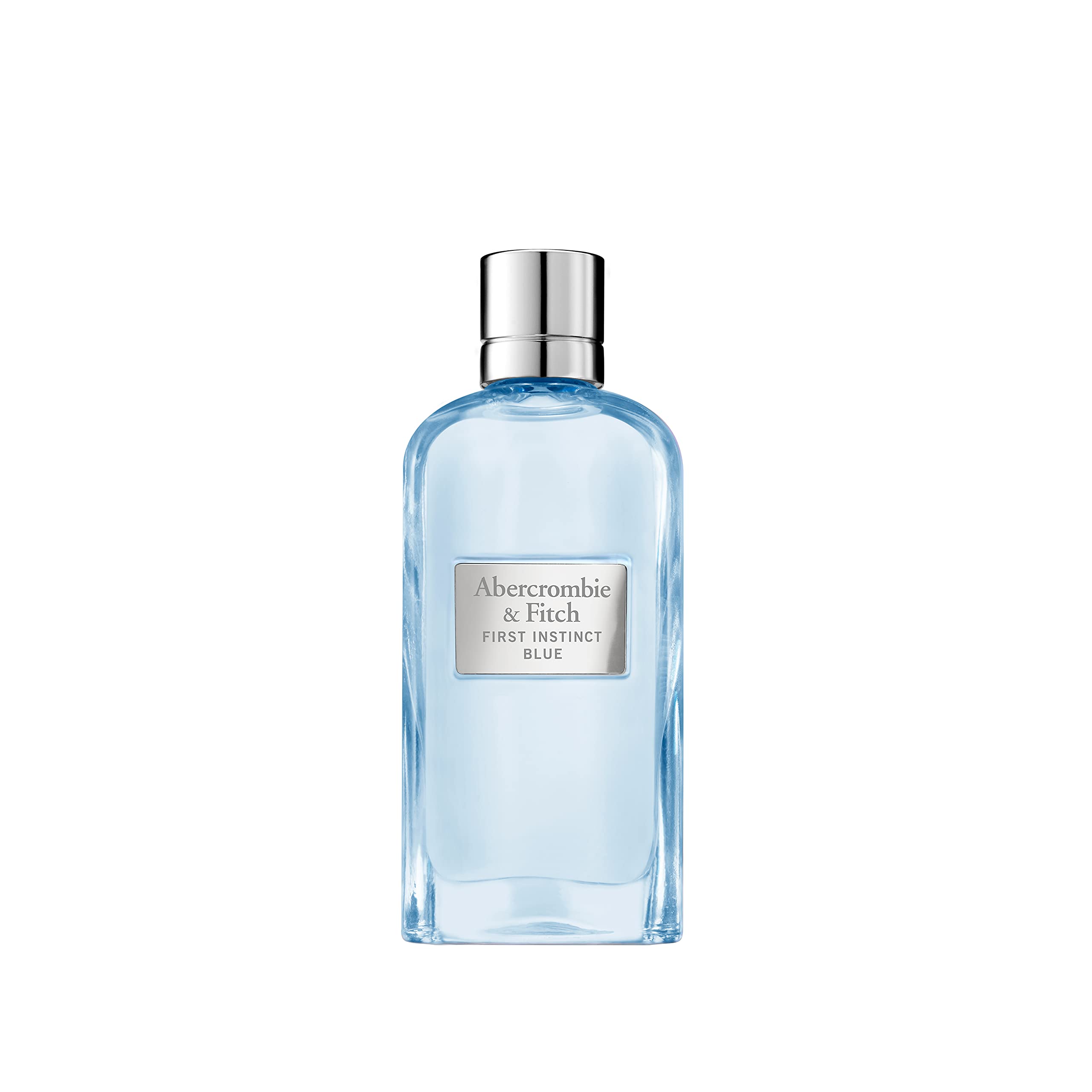 Abercrombie & Fitch First Instinct Blue bottle—floral fruity fragrance for daytime wear