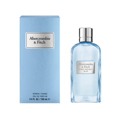 Abercrombie & Fitch First Instinct Blue packaging—luxe design for gifting or self-purchase