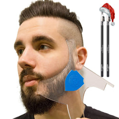 Aberlite ClearShaper 3.0 front view showcasing precise beard line guidance for clean edges.