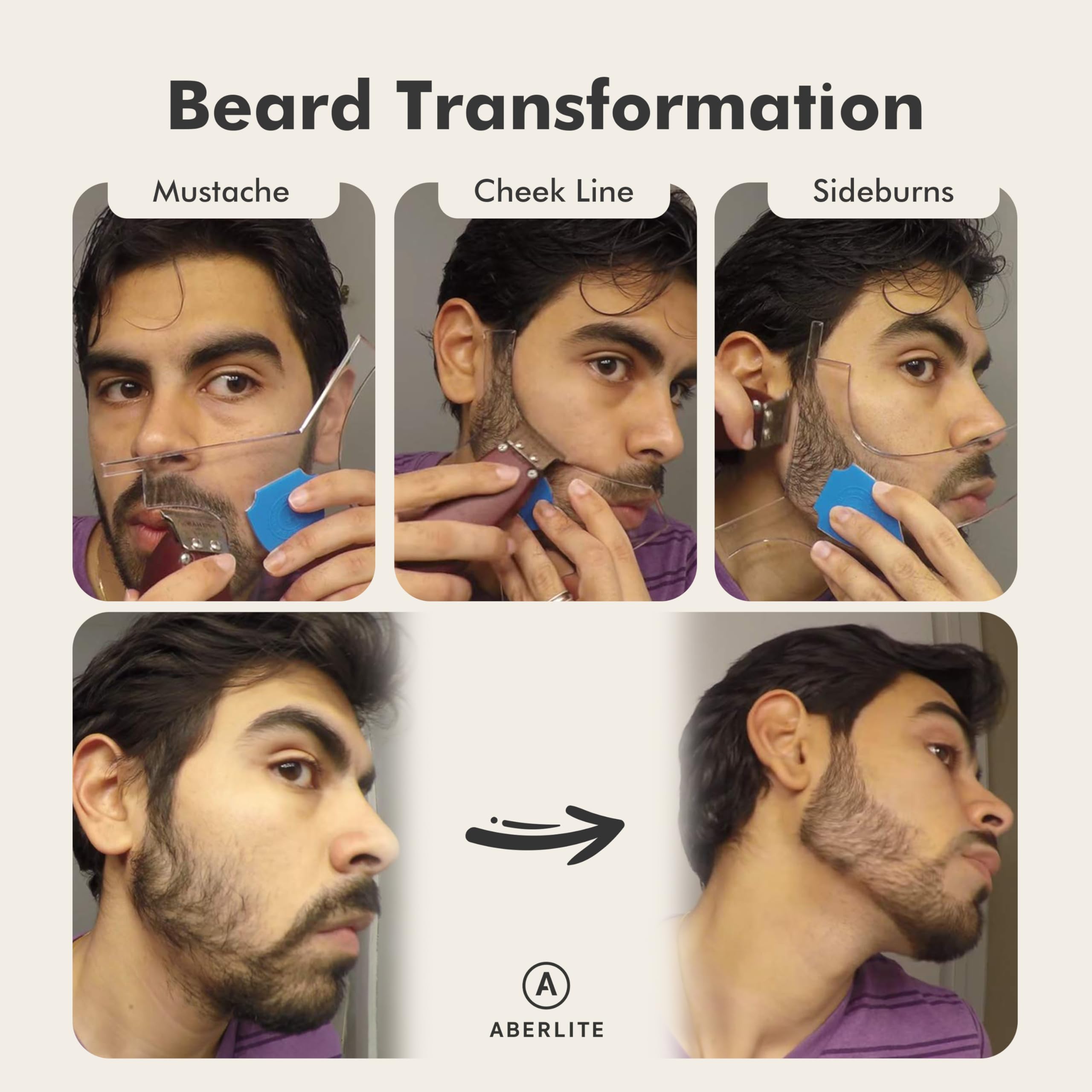 Aberlite ClearShaper 3.0 long-edges design image shows versatility for multiple styles.