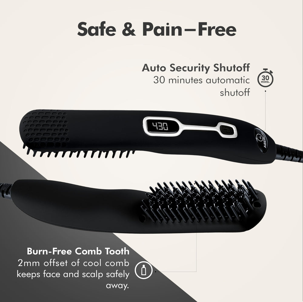 Aberlite EDC anti-scald-comb-detail highlights safe root level styling