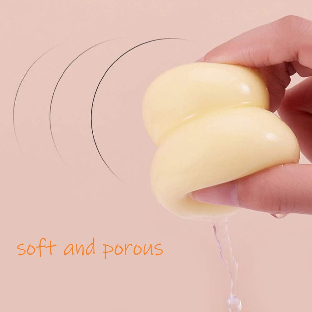 Abgream dry-use sponge setup ideal for powder products and tapping.