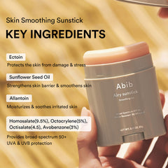 Abib Airy Sunstick demonstrates sweat-ready protection during outdoor activity.