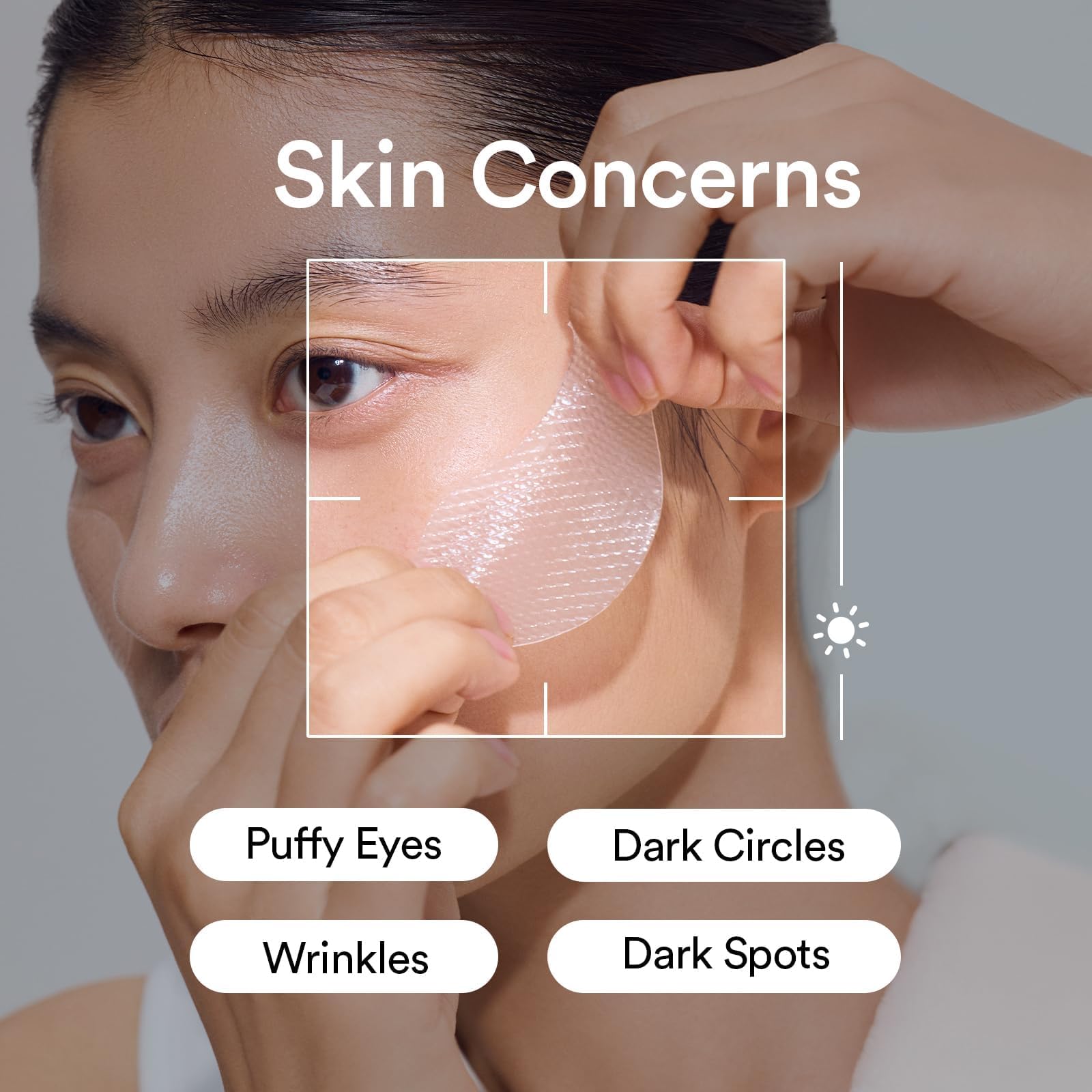 Abib Collagen Eye Patch jar close-up showing plumped look and added hydration.