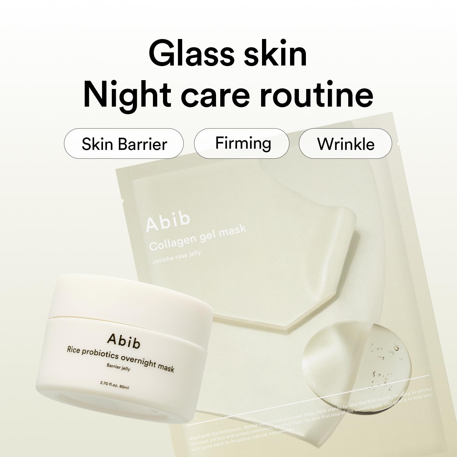 Abib hydrating hyaluronic acid enhances moisture during daily skincare.