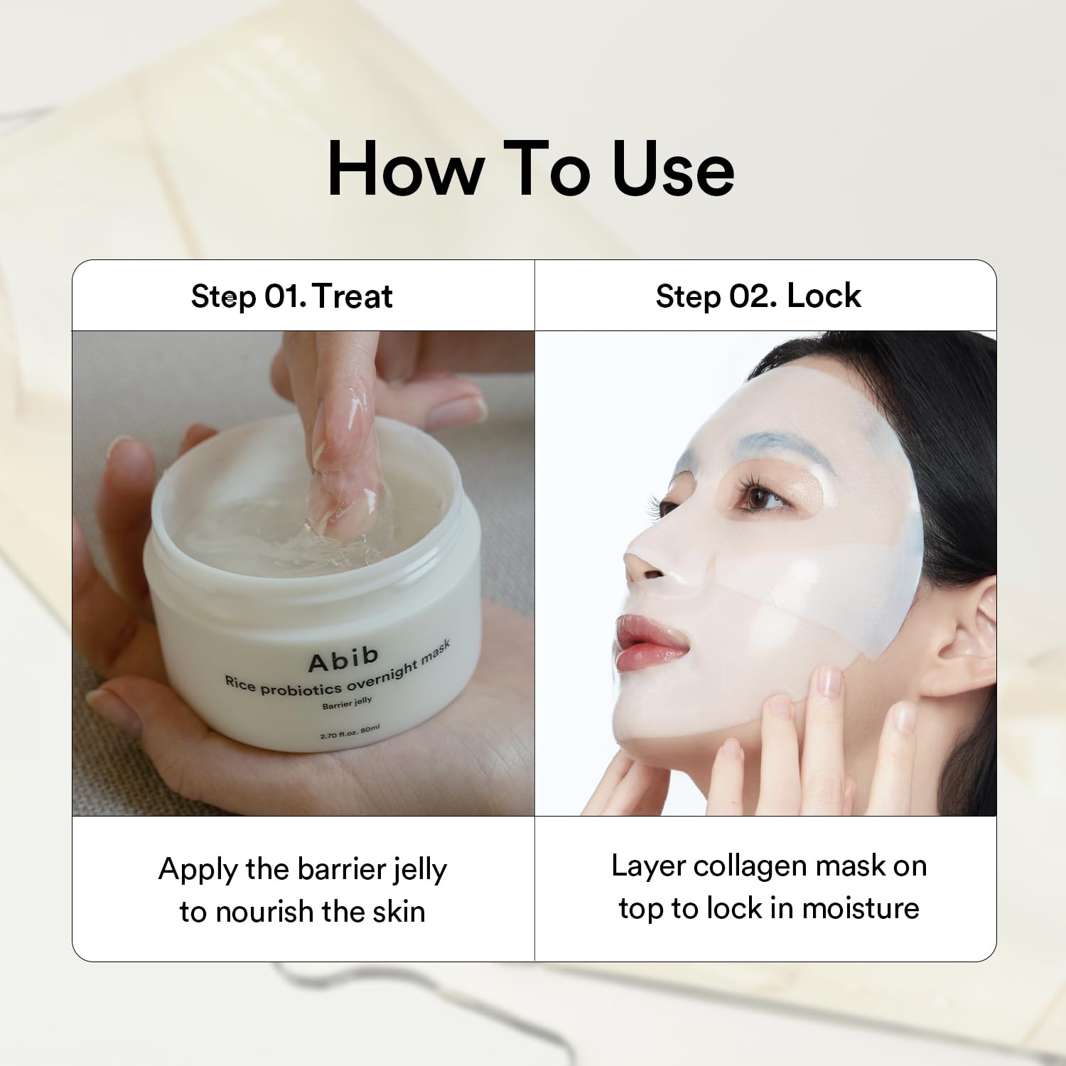 Abib Jericho Rose mask dries to a comfortable, residue-free finish.
