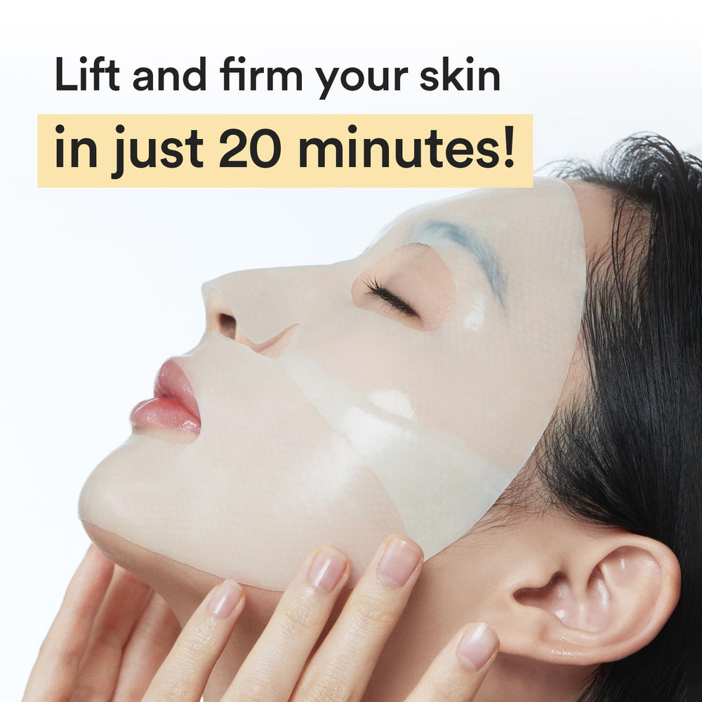 Abib Jericho Rose mask unfolded sheets provide comfortable hydration.