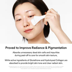 Abib dark spot wrapping mask glutathione niacinamide ingredients close-up