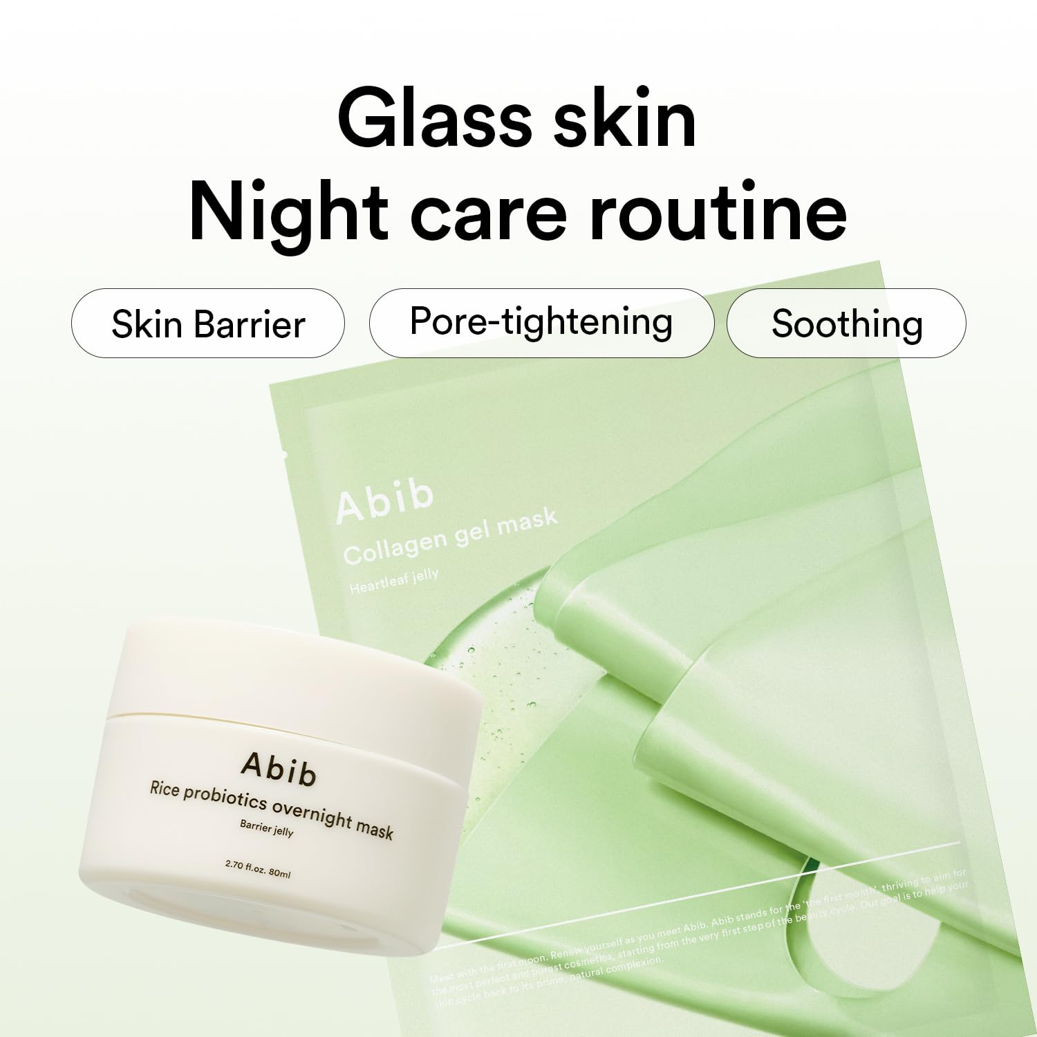 Abib dermatologist-tested Dermacosmetic lab badge reinforces safe, gentle skincare