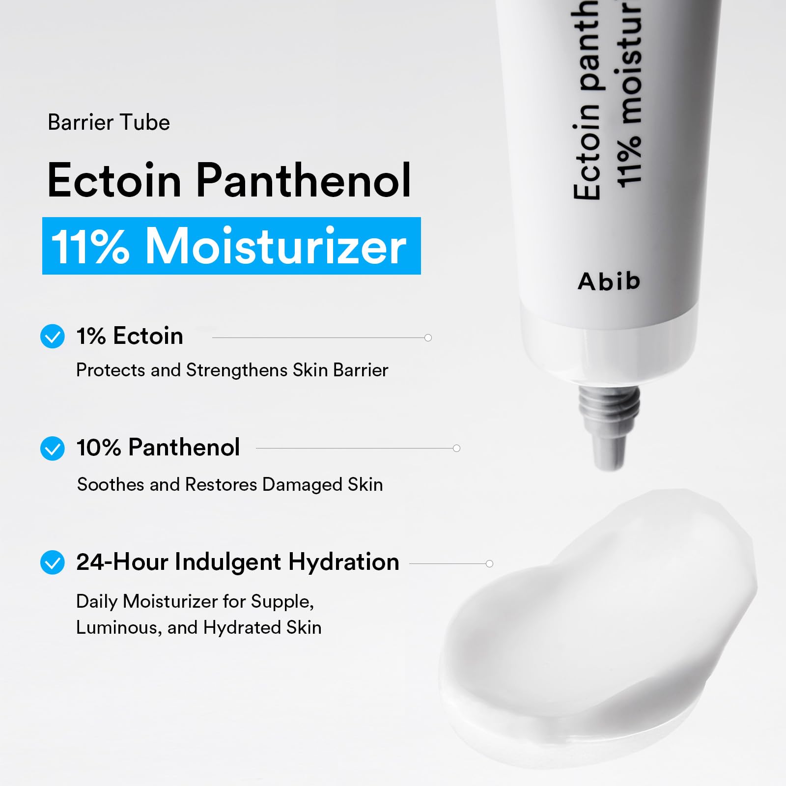 Abib Ectoin Panthenol moisturizer application motion demonstrates easy daily use