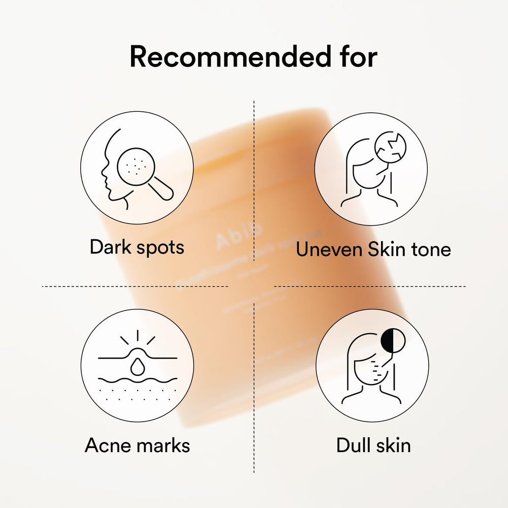 Abib Glutathiosome Dark Spot Pad hydration sheet delivers refreshed skin.