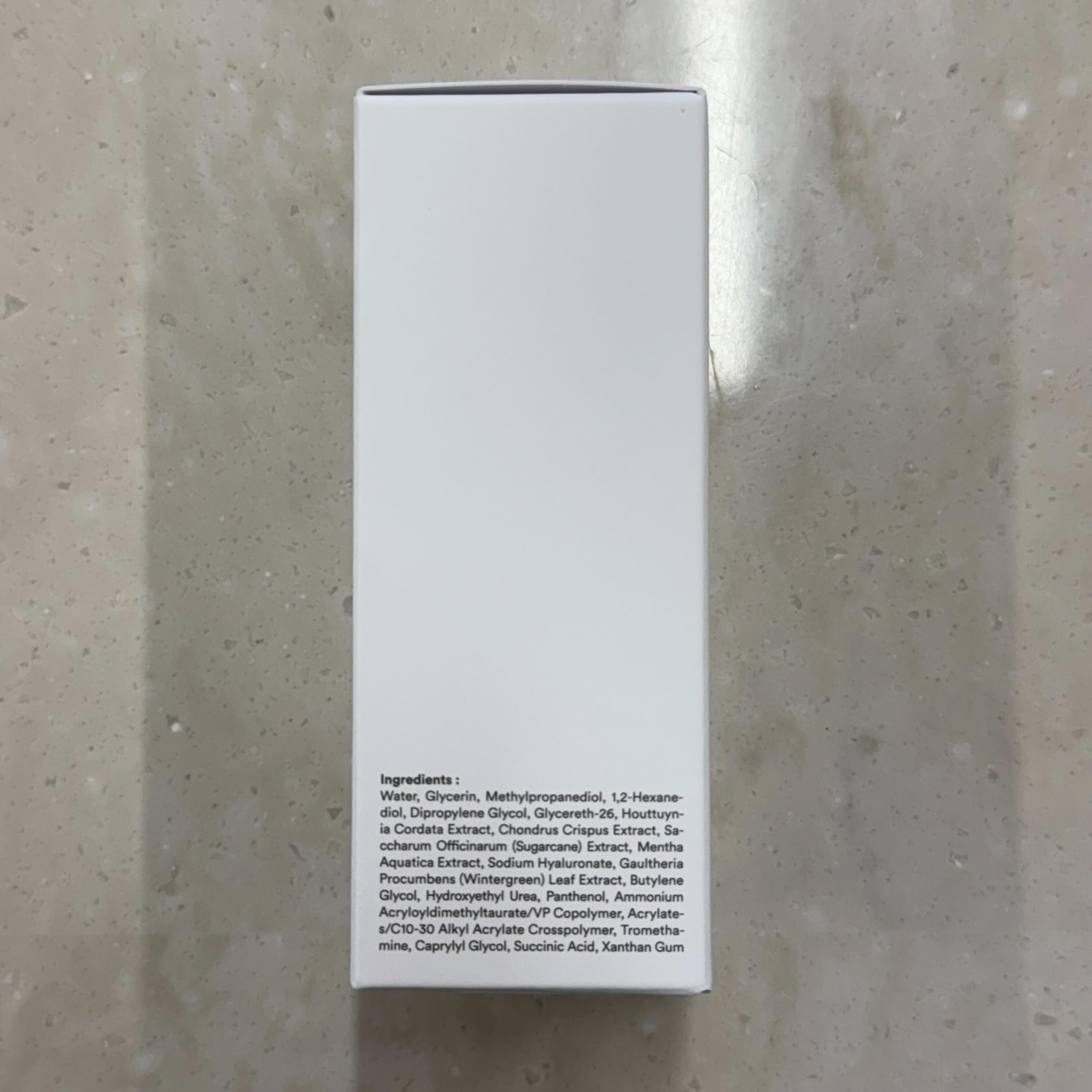 Abib Heartleaf Essence gentle application on cheeks for daily hydration