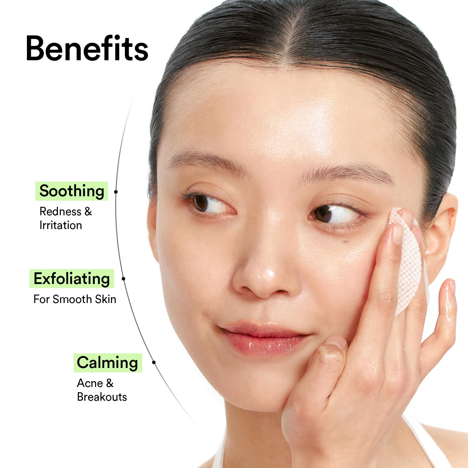 Heartleaf extract ingredient in Abib pad for soothing skin