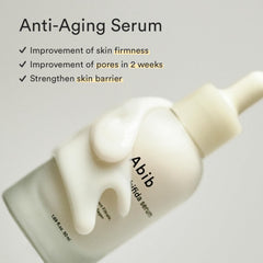 Abib Jericho Rose Serum dropper dispensing for lasting moisture.