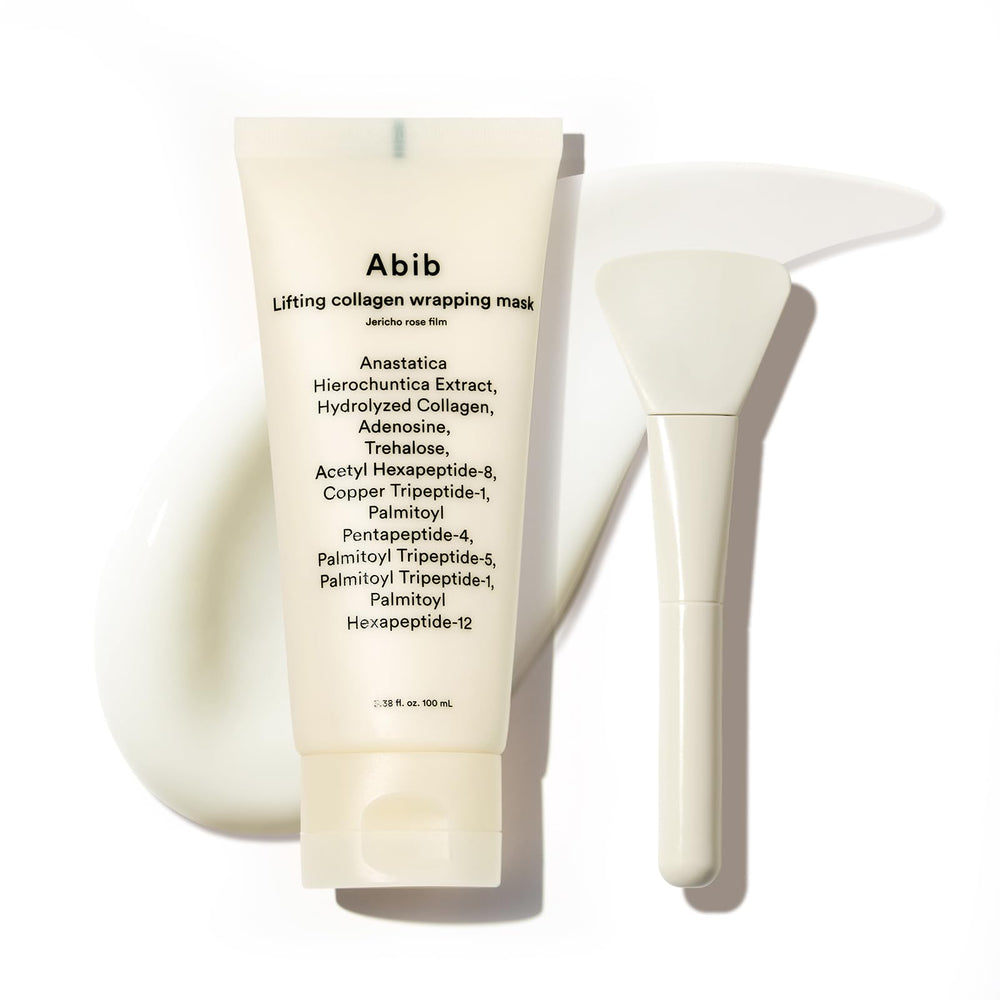 Abib lifting collagen wrapping mask Jericho Rose film packaging for dual firming and hydration