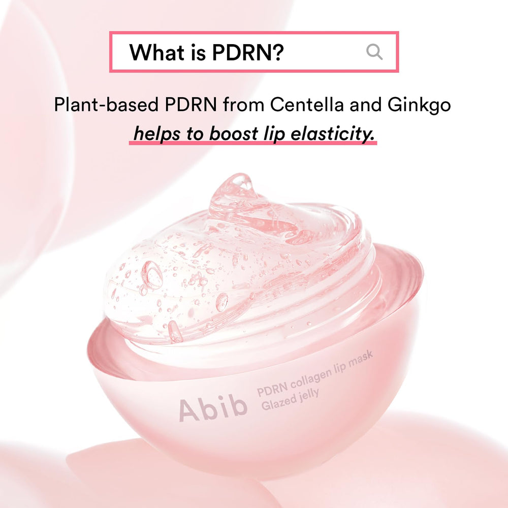 Abib PDRN Collagen Lip Mask in night routine shot.