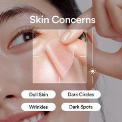 Abib PDRN retinal eye patch embossed gel close-up demonstrates cooling moisture retention.