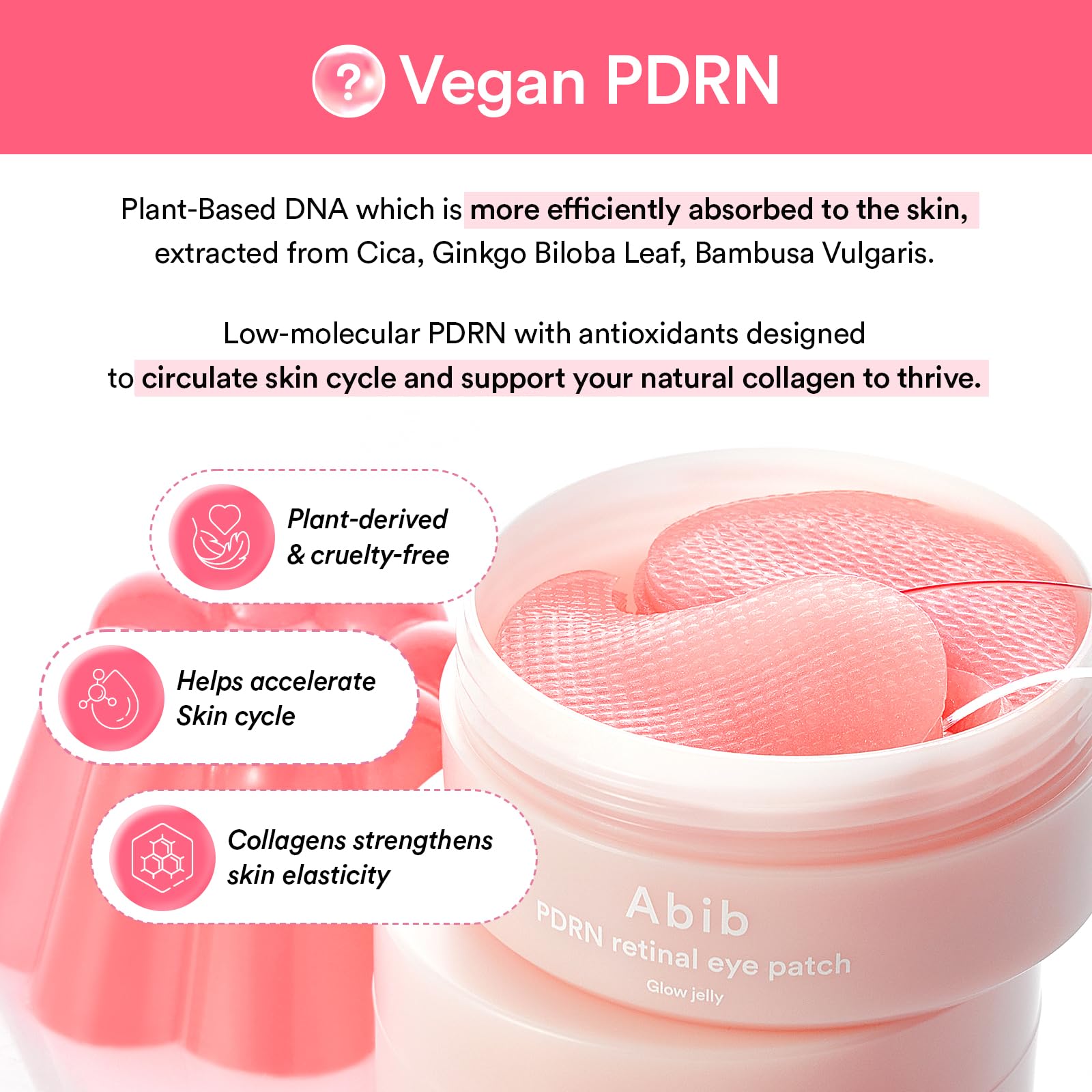 Abib Pink Me Up niacinamide and hyaluronic acid blend visual for hydration.
