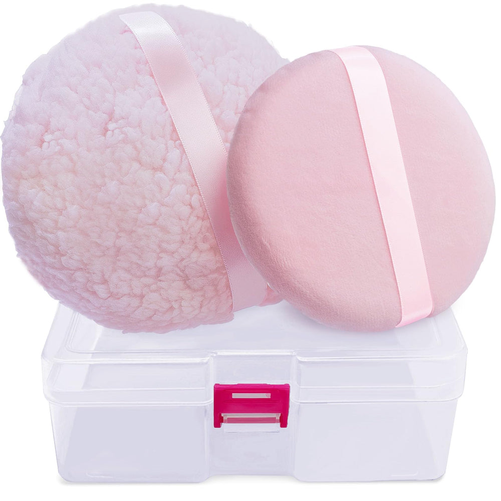 ABOLINE 6-inch powder puff for smooth body powder application
