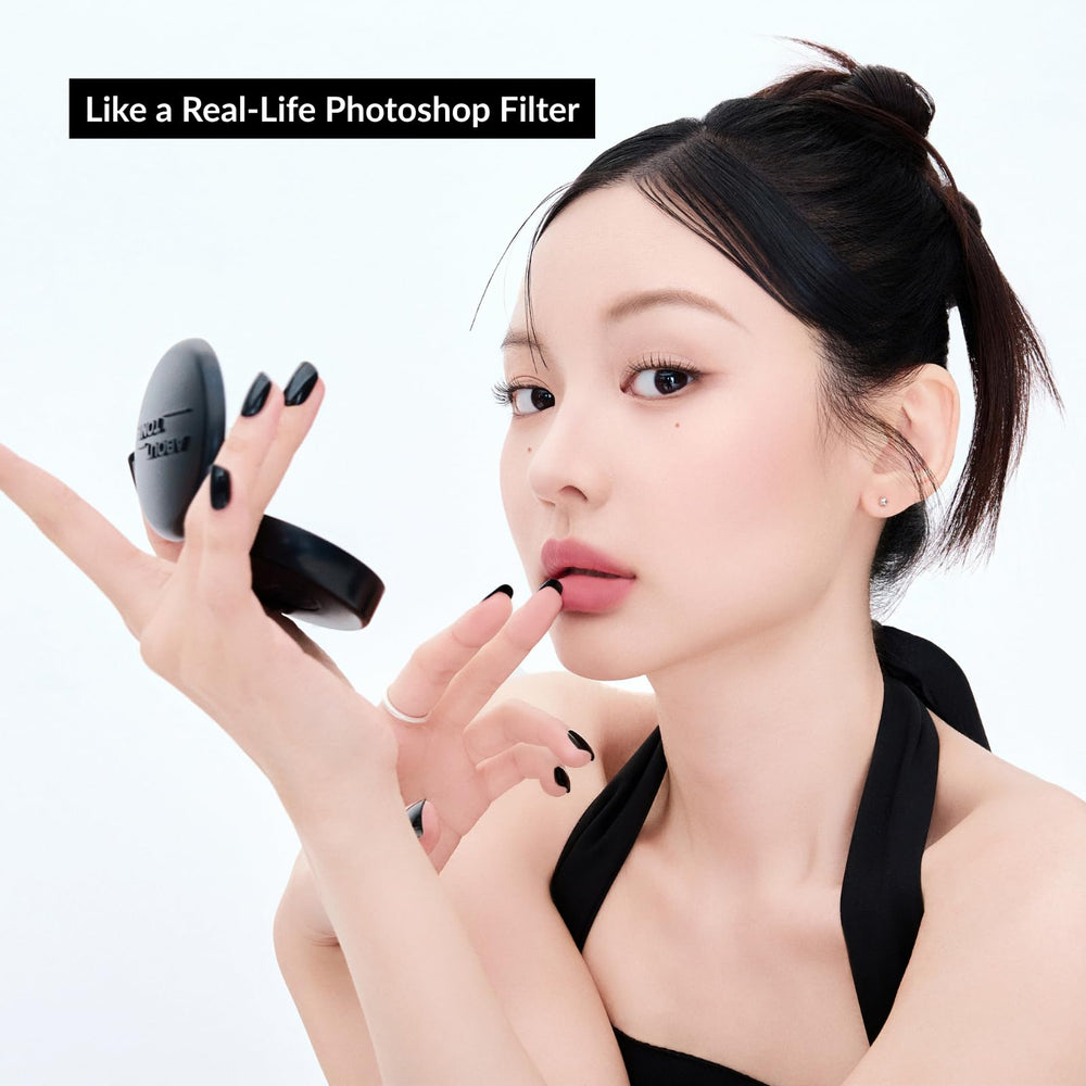 ABOUT TONE Blur Powder Pact puff in case enables fast, even setting anywhere