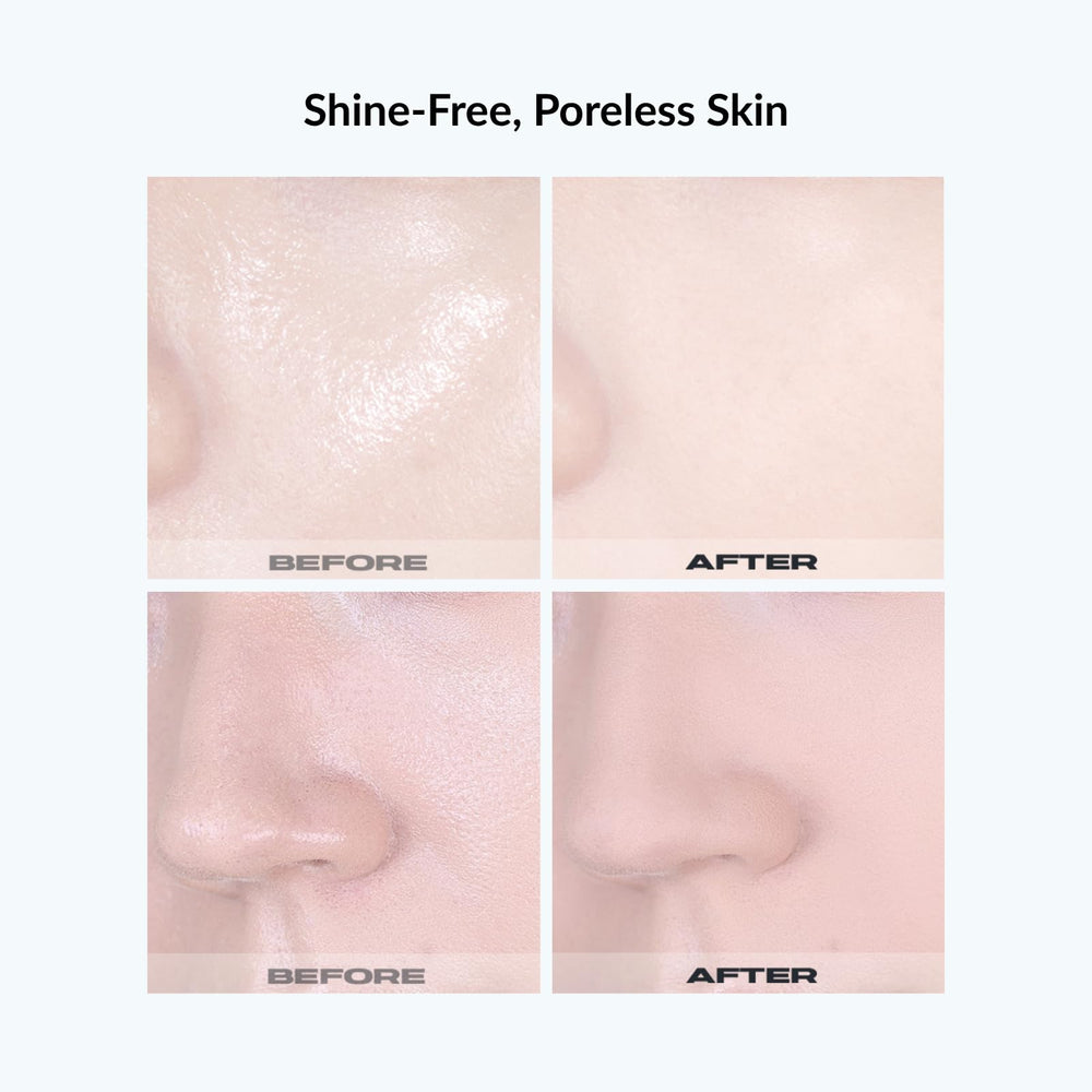 ABOUT TONE Blur Powder Pact smooth matte finish on skin for oil control