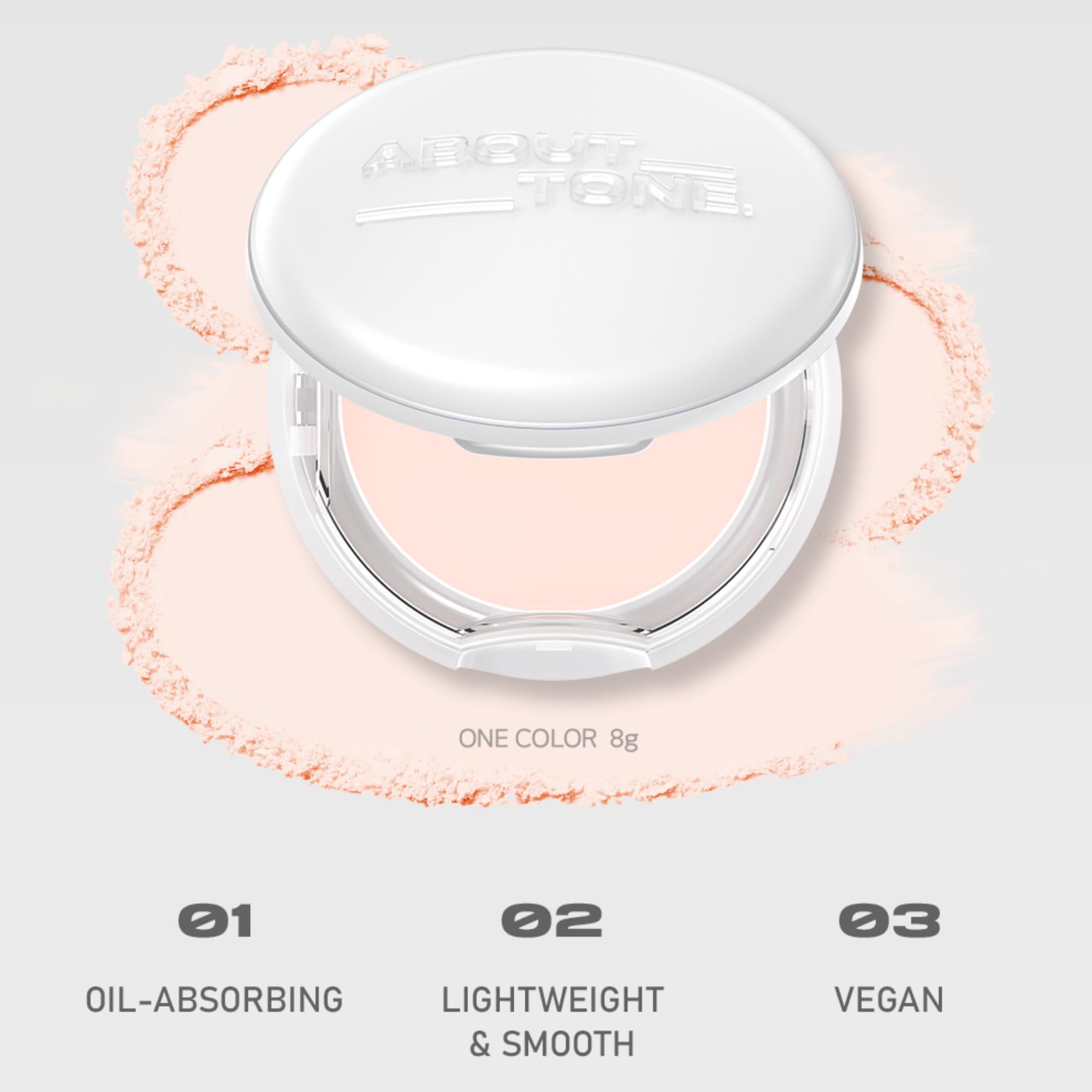 About Tone Sebum Cut Powder puff for precise application and oil absorption.