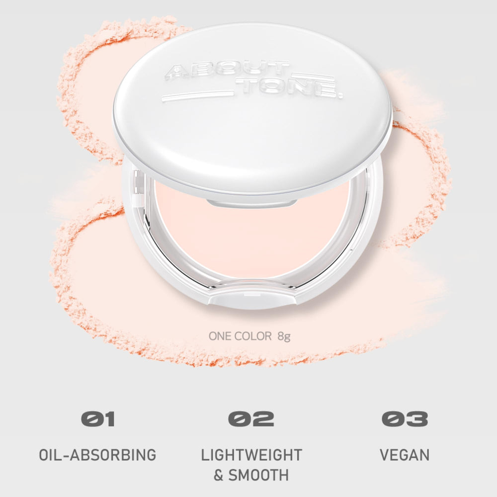 About Tone Sebum Cut Powder puff for precise application and oil absorption.