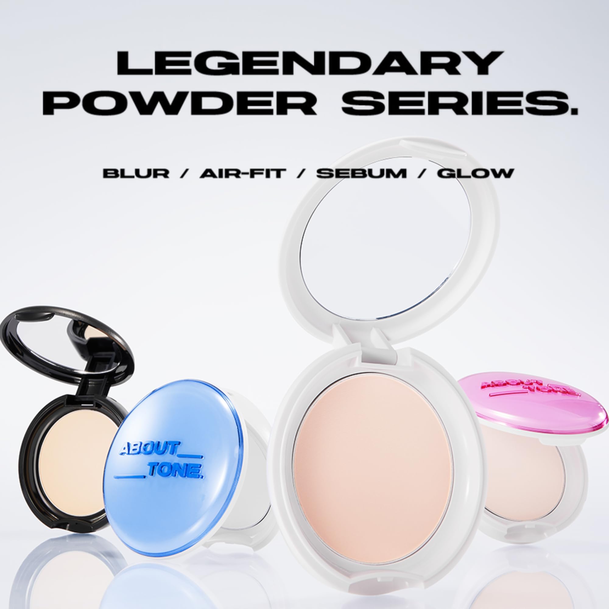 About Tone Sebum Cut Powder vegan formula for daily makeup.