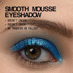 aboutface fractal glitter eye paint mousse texture application demonstrates easy layering finish