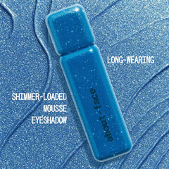 aboutface fractal glitter eye paint sapphire liquid closeup shows long-lasting colour
