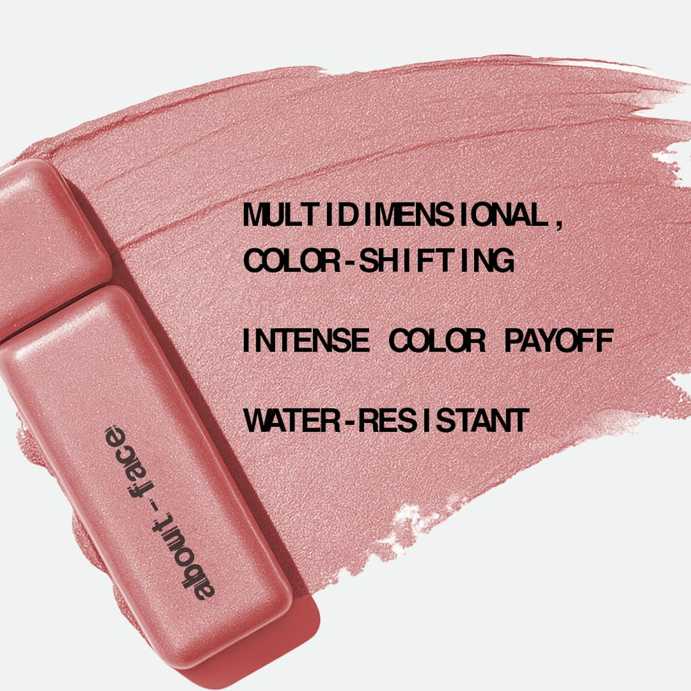 aboutface Fractal Glitter Eye Paint Smolder on lid delivers intense sparkle with minimal fallout