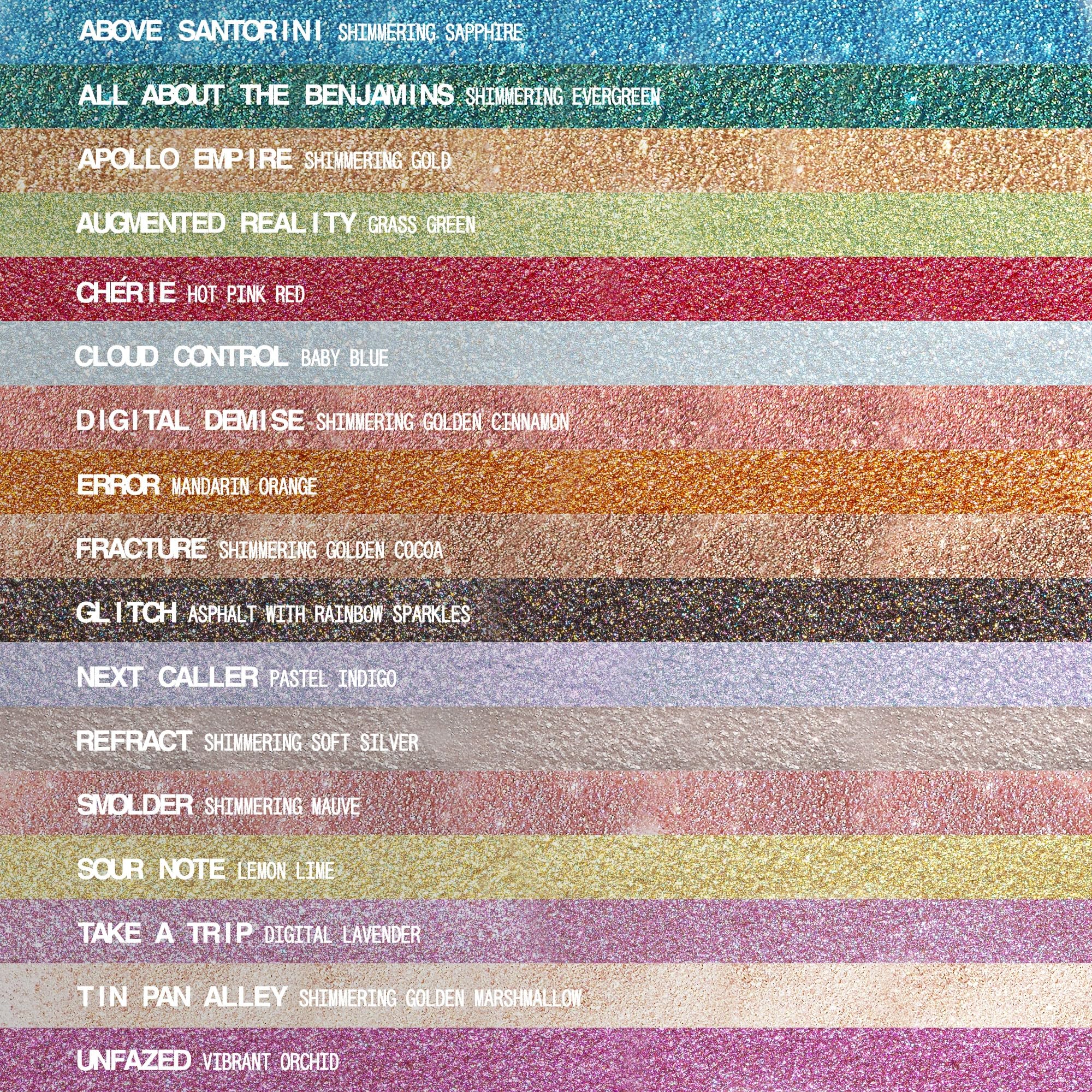 aboutface fractal glitter eye paint vegan cruelty-free packaging communicates clean beauty