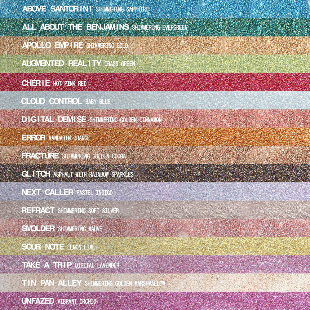 aboutface fractal glitter eye paint vegan cruelty-free packaging communicates clean beauty