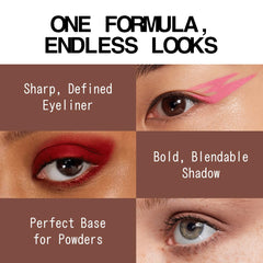 About Face Matte Fluid Eye Paint chocolate brown no-budge matte finish on lid