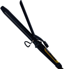 abp 1-inch curling iron close-up highlights ceramic coating for smooth glides and reduced frizz.