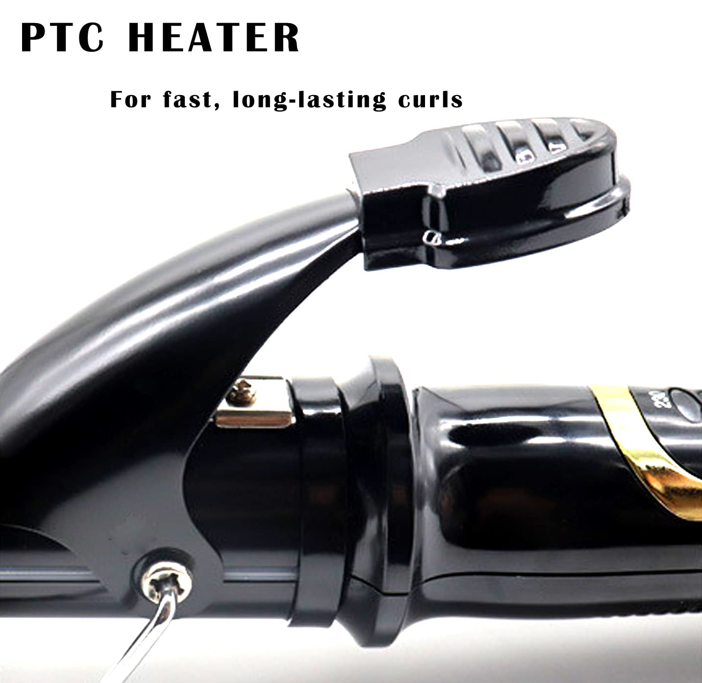 abp insulated tip safety feature keeps the wand cool while styling