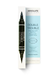 Absolute New York Double Trouble Liner dual-ended design in-use shot enabling versatile looks.